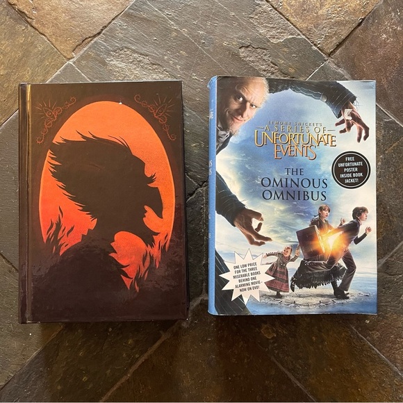 A Series of Unfortunate Events: The Ominous Omnibus - Books 1-3 with Poster - Picture 1 of 7